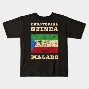 Flag of Equatorial Guinea Kids T-Shirt